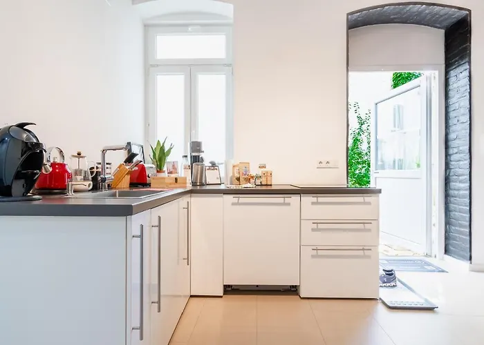 Homebydoni - Kueche I Terrasse I 500 Mbits Wifi I Design Loft Nahe Rmcc & Staatstheater Wiesbaden